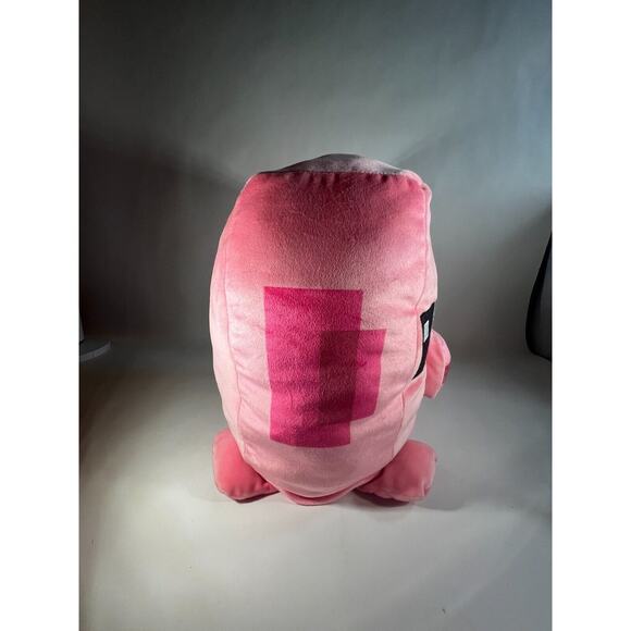 Minecraft Cuutopia Pink Pig 14" Plush Stuffed Animal Mattel 2022 - Picture 6 of 11